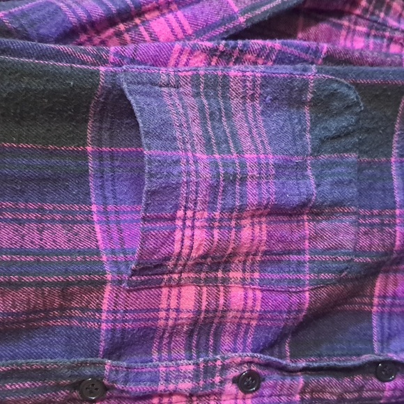 Vintage Girl's In Design Button Down Shirt Size 10 - Picture 3 of 7